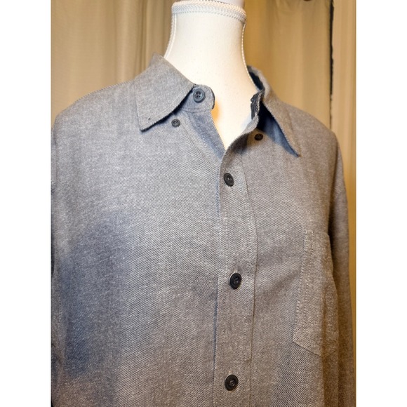 Weatherproof Vintage Gray Button Up Shirt Cotton Mens XL - Picture 6 of 6